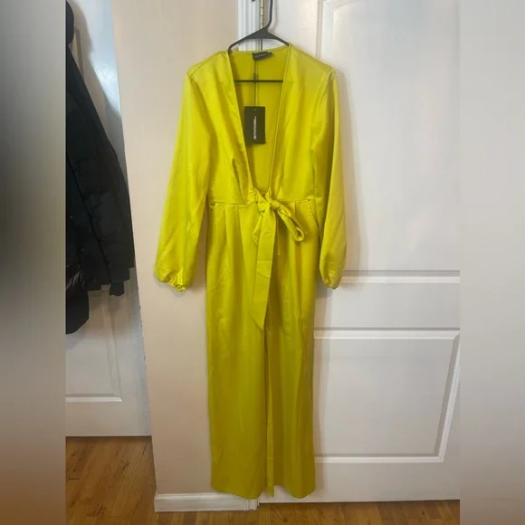 Mustard Colored Jumpsuit - Picture 2 of 2